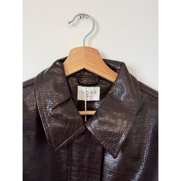 Norr Eduna Jacket – Dark Burgundy – Size 36 (Women's ~US 4–6) – NWT - Picture 4 of 6